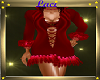 ~L~Red Velvet Sexy Dress