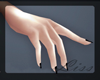 |Liss| Hand Black nails