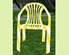 💖Plastic chair yellow