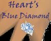 Heart's Blue Diamond