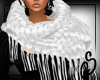 wool sholderscarf white