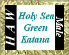 Holy Sea Green Katana M