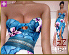 cK Fitted Dress Blue