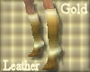 [my]Leather Boots Gold