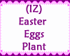 Easter Eggs Plant Decor