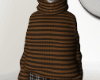 Brown striped sweater