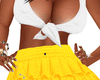 DRV Yellow mini Skirt