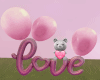 Love Ballon Bear