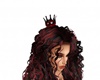 black and red crown