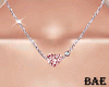 pink necklace blink