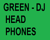 Green DJ HeadPhones
