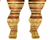 Gold Wave Thigh Heels
