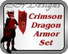 Crmson Dragon Armor Male