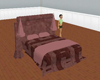 Burgundy Loft Bed Set