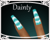 *TJ*Funky Aqua/W Nails