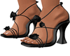 Roses Black V2 Heels