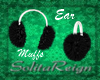 Xmas Ear Muffs(Black)