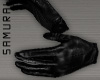 #S Leather Gloves #Black