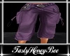 Cargo pants purple