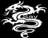Sav Dragon Tattoo (back)