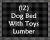 Dog Bed wToys Lumber
