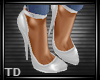 TD l Haute White Heels