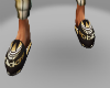 Blk/gold  slippers