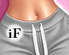 Grey Rhinestone Sweats
