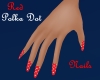 Red Polka Dot Nails
