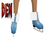 Blue Ice Skates
