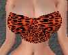 Orange Leopard Top Busty