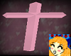 Pink Heart Cross
