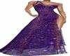 vestido noche violeta