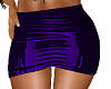 Purple Latex Skirt