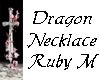 ST}DragonNecklaceRuby M