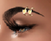 2 Gold Eye Piercings L