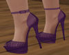 Purple Glass Shoes.