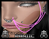 ♛ Nose Chain Pink