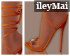 Tied Heels| Orange