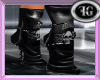 WB Leather Skull Boots