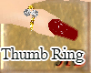 ~HB~Thumb Ring - Diamond