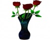 BSD~ Roses Vase W/Pose~