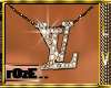 [R] Brown LV necklaces