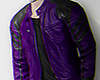H. Leather Jacket Purple