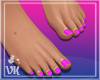VK~Bare Feet  Fuchsia