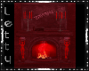 Red Fireplace