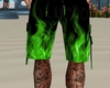 Green Shorts/Tats