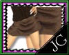 [JG]Mini Brown Skirt