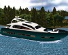 Teal White GoBoat Yacht