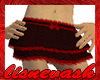  Layered Skirt Dk Red
